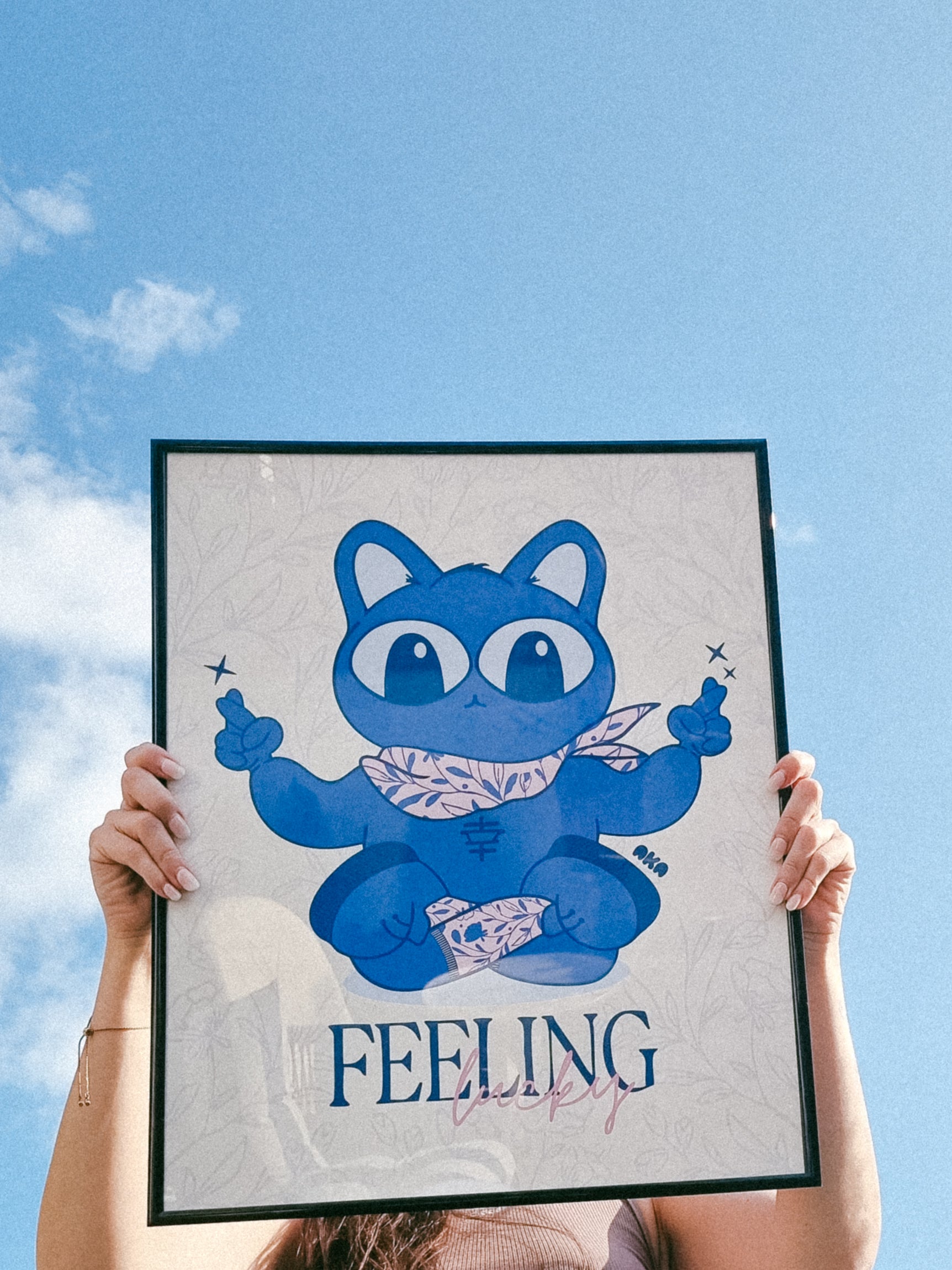 Poster feeling lucky